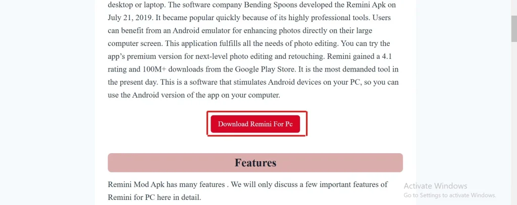 Download Remini Apk